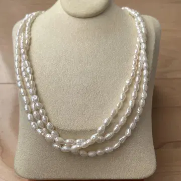 SILVER 펄 목걸이