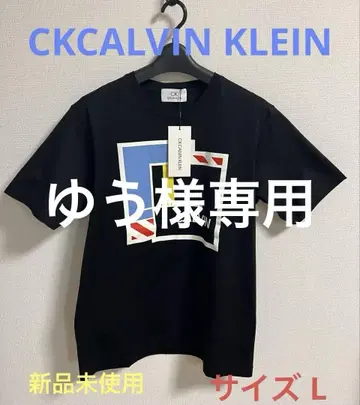 CALVIN KLEIN 남성용 티셔츠 L 사이즈 미사용 새상품 택 포함