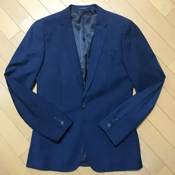 H&M 네이비 테일러드 자켓