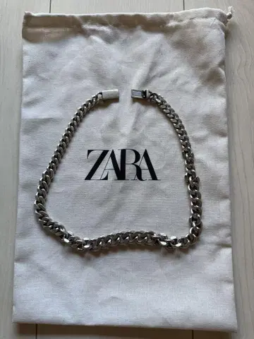 ZARA 메탈 링크 체인 목걸이 자라 남성용