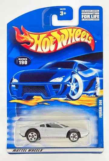 MATTEL HOTWHEELS 53729 페라리 308/실버 190
