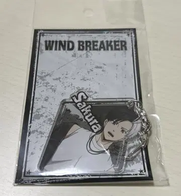 WIND BREAKER 락 가죽 키링 벚꽃