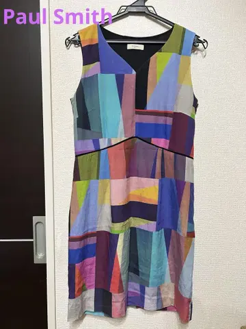 새상품급 Paul Smith 폴스미스 기하학 패턴 원피스