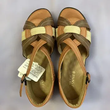 [미사용] 팬지 7220 캐주얼 슈즈 23cm EEE 오렌지 계열