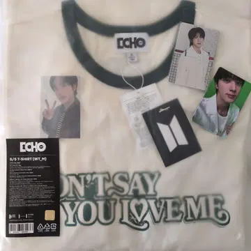 ECHO S/S 티셔츠 (WT_M) M사이즈 포토 카드 포함