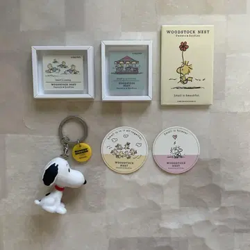스누피 WOODSTOCK NEST 마그넷(아래 3개는 덤)