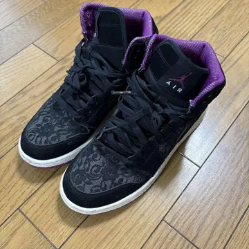 Air Jordan 하이컷 스니커즈 블랙/퍼플