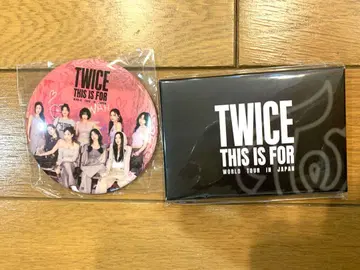 TWICE THIS IS FOR 업그레이드 혜택 트레이딩 카드 캔배지