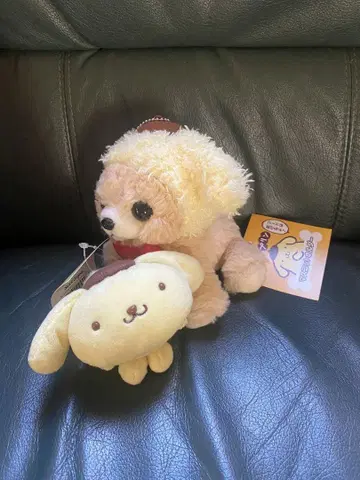 폼폼 푸딩 봉제 인형 마스코트 키체인 세트 페이퍼 택 포함