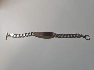실버 925 체인 팔찌