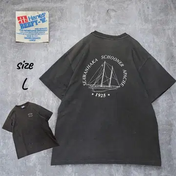 Hanes 90s 세일링 보트 USA제 티셔츠 (L)
