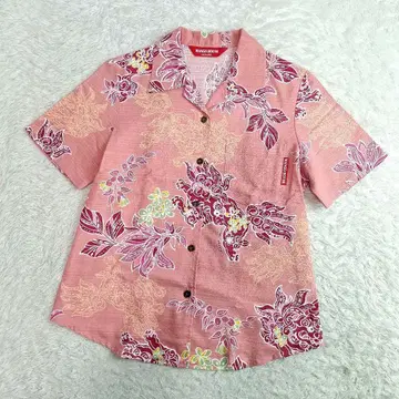 새상품급 MANGO HOUSE 여성용 알로하 셔츠 카리유시 일본제 S