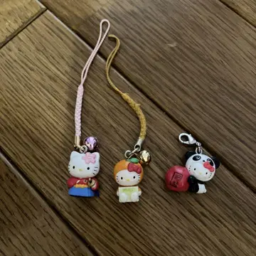 헬로키티 스트랩 3개 세트