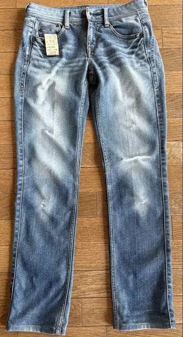 SweetCamel AshinagaJeans 구제 데미지 팬츠 롱 레그