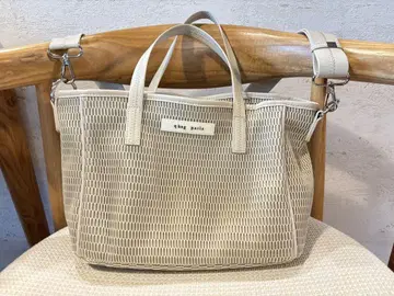 q bag paris 메쉬 토트백 마더백