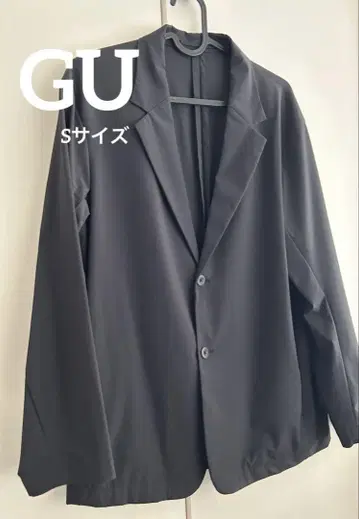 GU 테일러드 자켓 2버튼 블랙