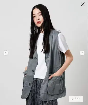 BEAUTY&YOUTH 큐프라 블렌드 V넥 베스트