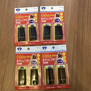 DAIWA FINGER BRA 4개 세트 블랙 M 사이즈