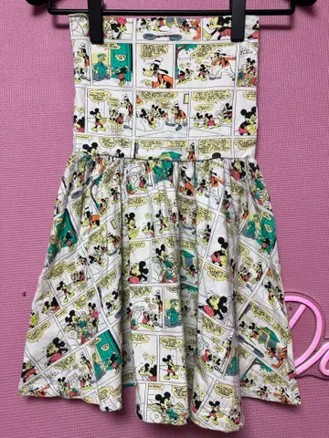 튜브탑 플레어 원피스