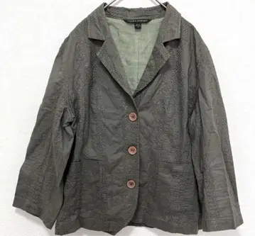 LAURA ASHLEY 로라 애슐리 테일러드 자켓 자수 면 100%