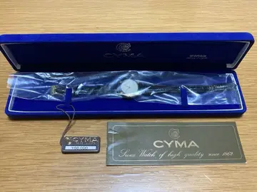 CYMA 아날로그 시계 718 골드/블랙