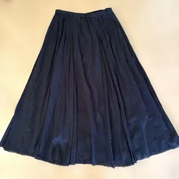 파드칼레 2중 블랙 롱 스커트