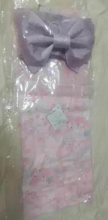 마이멜로디 성인 유카타 마이멜로디 산리오 기모노 핑크 오비 세트