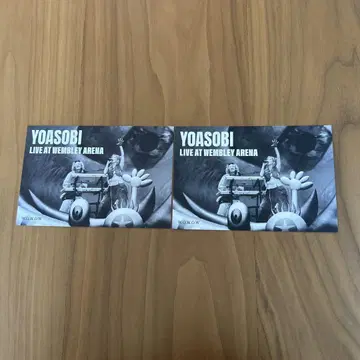 YOASOBI 한정판 엽서 Live at wembley 아레나