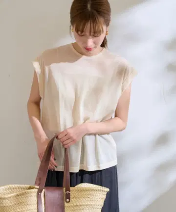FRAMeWORK C/NY 시어 롤업 T