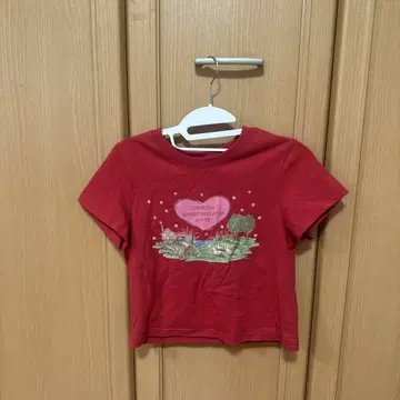 Bitter Cells Serene Town Tee 레드 미사용