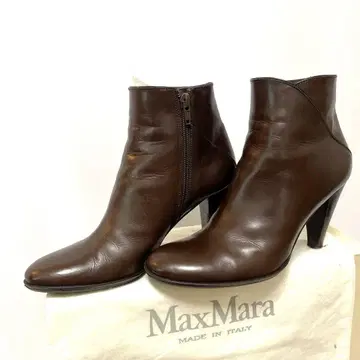 MAX MARA 부츠 숏부츠 VERO CUOIO 36 브라운