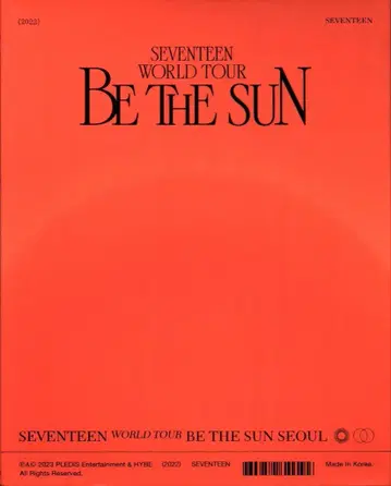 SEVENTEEN DVD BE THE SUN