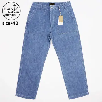 미사용 새상품 East Harbour Surplus 퍼티그 팬츠 48