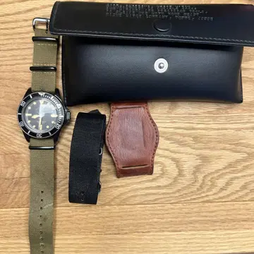 vague watch 서브마리나 블랙 서브 쿼츠