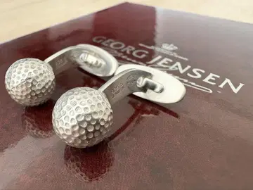 레어 GEORG JENSEN 커프스 링크 모델 132 부속품 없음