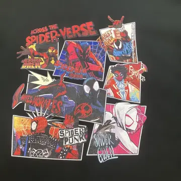 MARVEL 스파이더맨 롱 T 블랙 새상품급