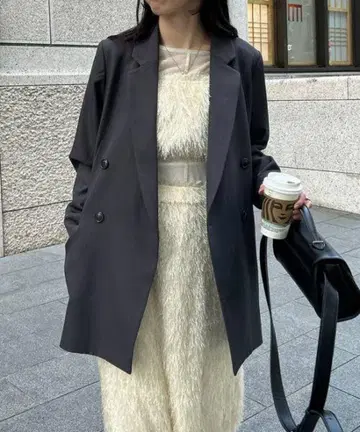 CAPRICIEUX LE'MAGE W 테일러드 자켓 그레이