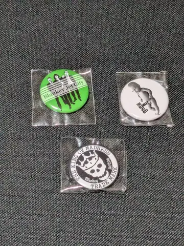 BLANKEY JET CITY 캔뱃지 세트 3개 블랑키제트시티