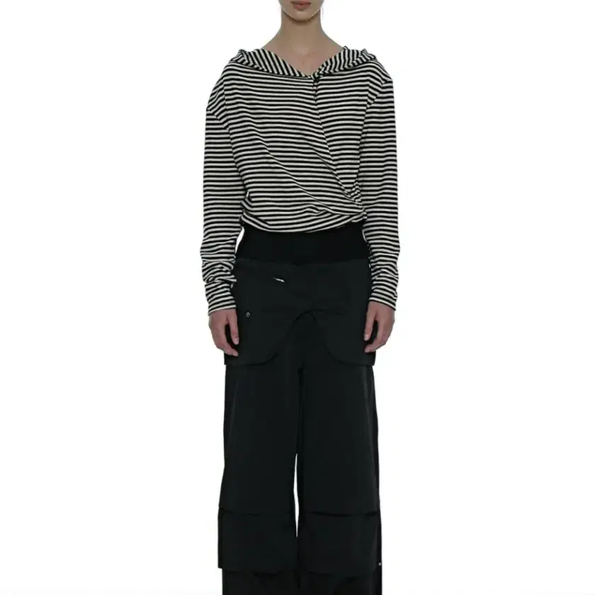 PARTIMENTO WOMAN ♥ DOUBLE LAYERED WAIST CARGO PANTS PARTIMENTO | 파르티멘토 Partimento Women's 2WAY Belted
