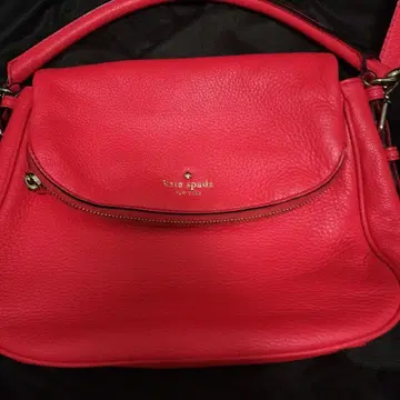 kate spade 빨간색 가죽 숄더백