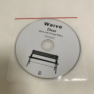 미개봉 새상품 Waive Dear CD 입장객 한정판 레어