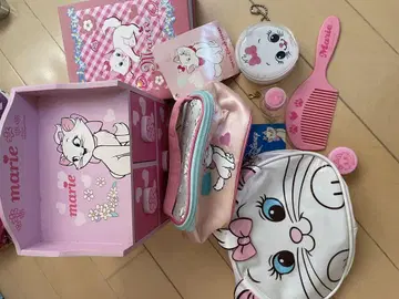 디즈니 마리 나무 보관 케이스 굿즈 세트