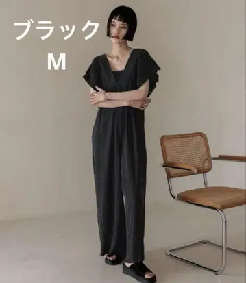 LOWRYS FARM 요류 셔링 살로펫 블랙 M
