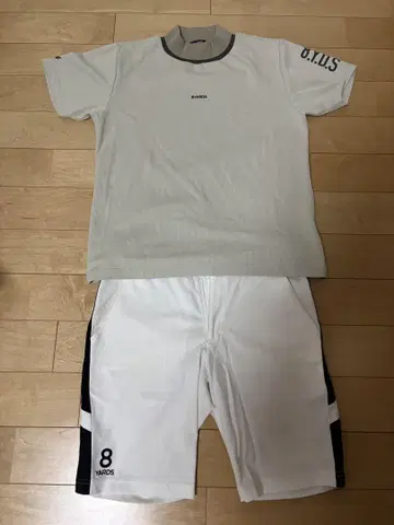 8 YARDS 골프웨어 세트 화이트