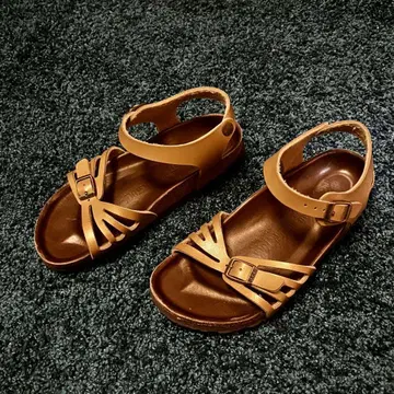 Birkenstock Bali 샌들 36 다크 브라운