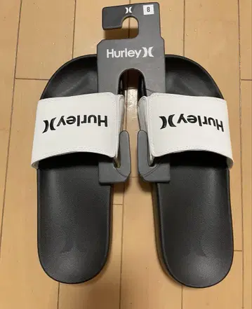 [미사용 새상품] Hurley 비치 샌들 사이즈 8 화이트