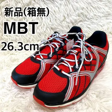 미사용 새상품 MBT 워킹화 26.3cm 빨간색