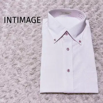 미사용 택 포함 INTIMAGE 반팔 와이셔츠 L 빅 포멀 업무