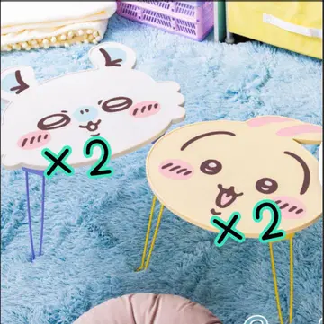 치이카와 (먼작귀) 미니 테이블 토끼, 모몽가 각 2개