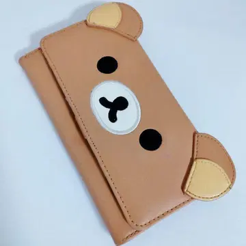 San-X 리락쿠마 장지갑 지갑 귀가 달린 페이스